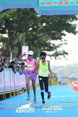 Race photo from KBP City Run 2024