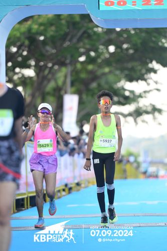 Race photo from KBP City Run 2024