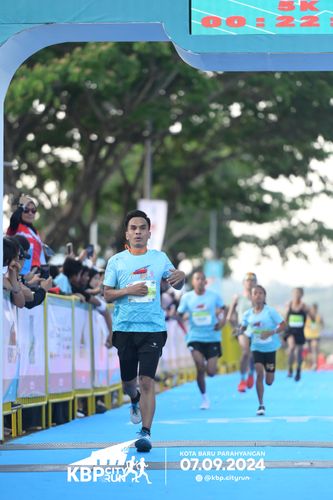 Race photo from KBP City Run 2024