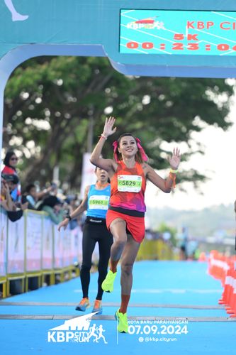 Race photo from KBP City Run 2024