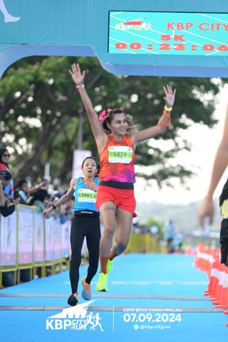 Race photo from KBP City Run 2024