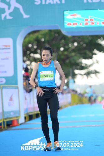 Race photo from KBP City Run 2024