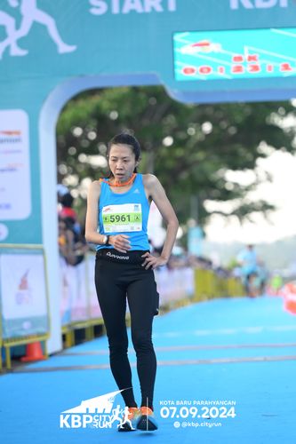 Race photo from KBP City Run 2024