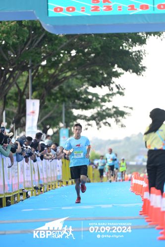 Race photo from KBP City Run 2024