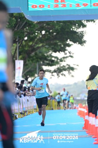 Race photo from KBP City Run 2024