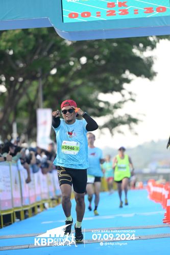 Race photo from KBP City Run 2024