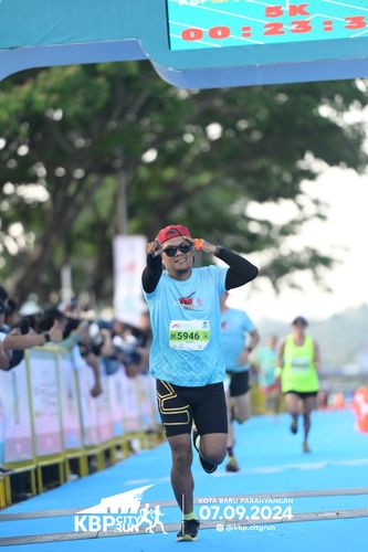 Race photo from KBP City Run 2024