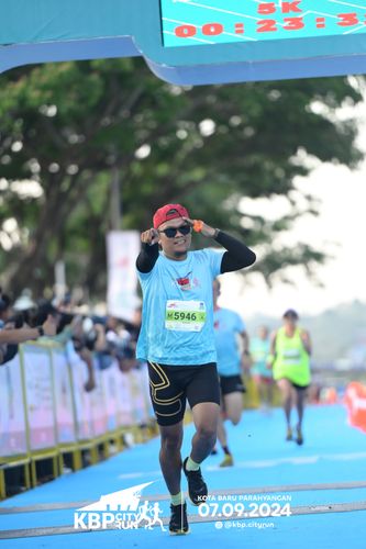 Race photo from KBP City Run 2024