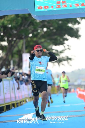Race photo from KBP City Run 2024