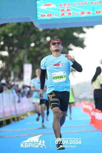 Race photo from KBP City Run 2024