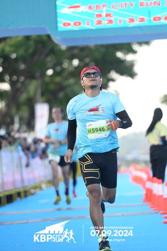 Race photo from KBP City Run 2024
