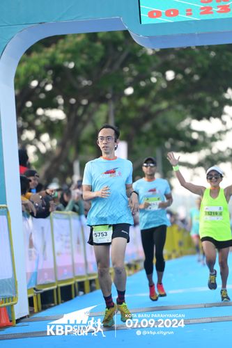 Race photo from KBP City Run 2024