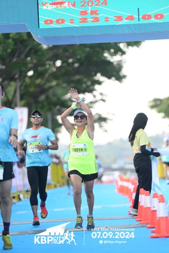 Race photo from KBP City Run 2024