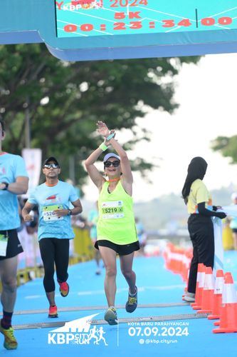Race photo from KBP City Run 2024