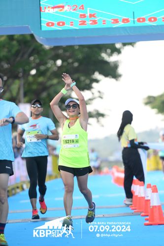 Race photo from KBP City Run 2024