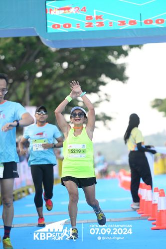 Race photo from KBP City Run 2024