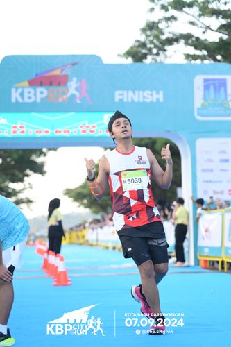 Race photo from KBP City Run 2024
