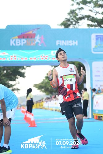 Race photo from KBP City Run 2024