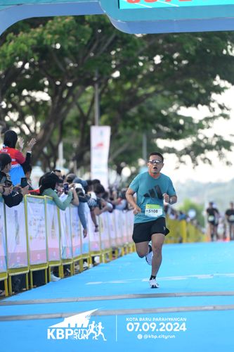 Race photo from KBP City Run 2024