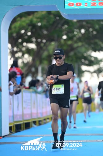 Race photo from KBP City Run 2024