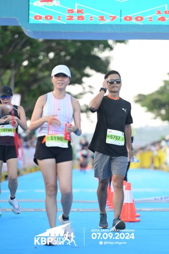 Race photo from KBP City Run 2024