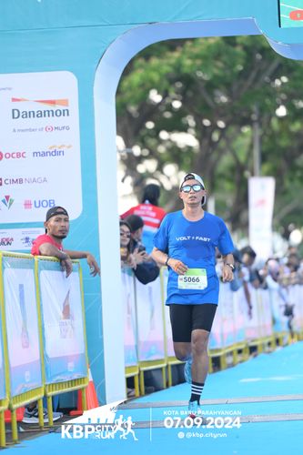 Race photo from KBP City Run 2024