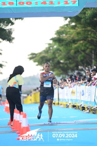Race photo from KBP City Run 2024