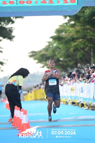 Race photo from KBP City Run 2024