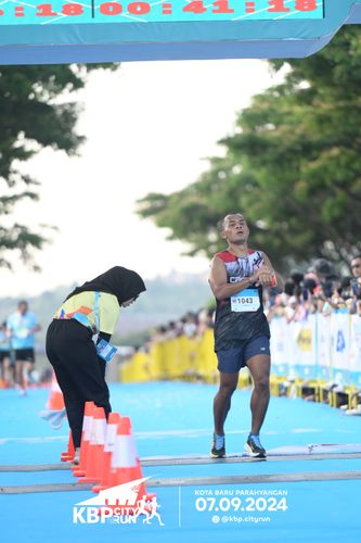 Race photo from KBP City Run 2024