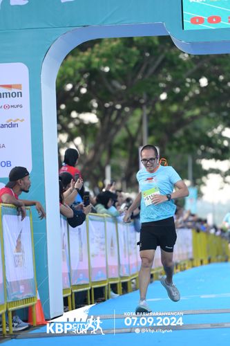 Race photo from KBP City Run 2024