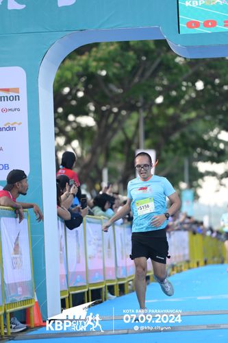 Race photo from KBP City Run 2024