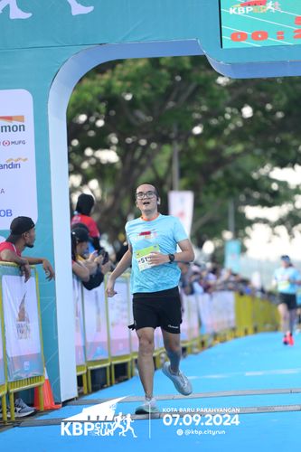 Race photo from KBP City Run 2024