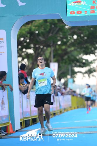 Race photo from KBP City Run 2024