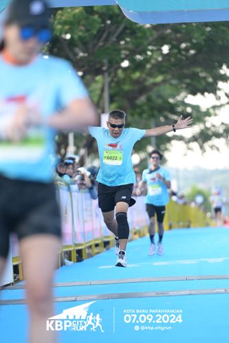 Race photo from KBP City Run 2024