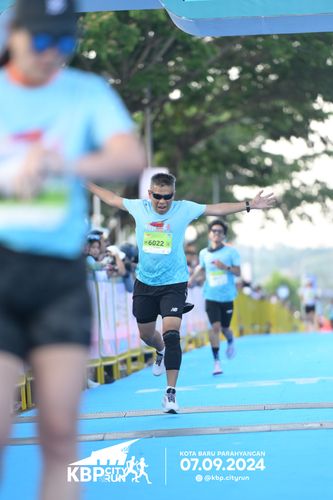 Race photo from KBP City Run 2024