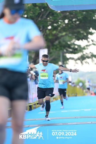 Race photo from KBP City Run 2024