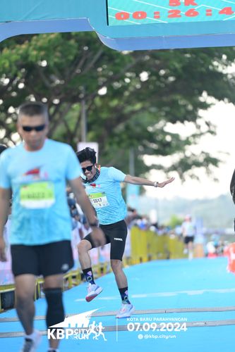 Race photo from KBP City Run 2024