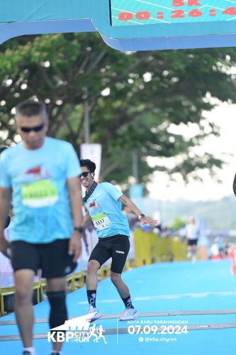 Race photo from KBP City Run 2024