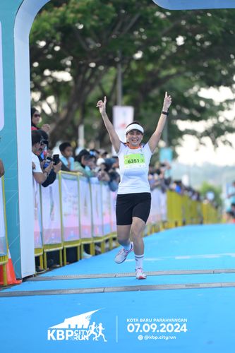 Race photo from KBP City Run 2024