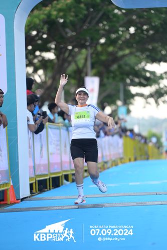 Race photo from KBP City Run 2024