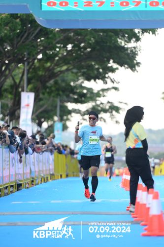 Race photo from KBP City Run 2024