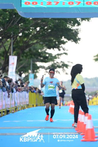 Race photo from KBP City Run 2024