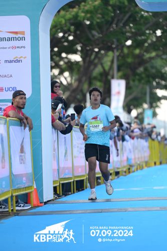Race photo from KBP City Run 2024