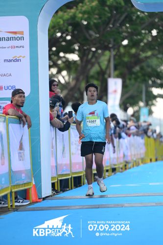 Race photo from KBP City Run 2024