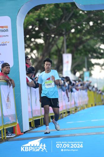 Race photo from KBP City Run 2024