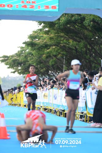 Race photo from KBP City Run 2024
