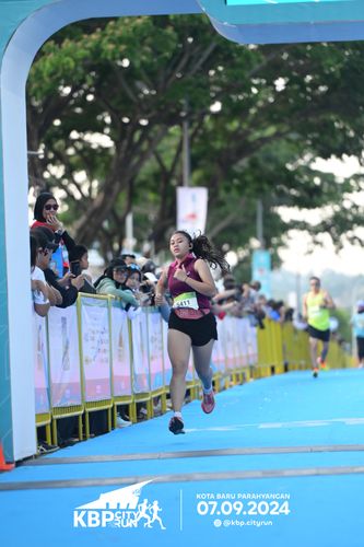 Race photo from KBP City Run 2024