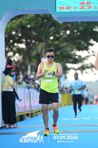 Race photo from KBP City Run 2024