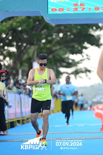 Race photo from KBP City Run 2024