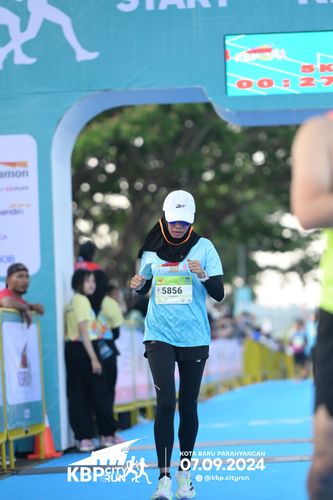 Race photo from KBP City Run 2024